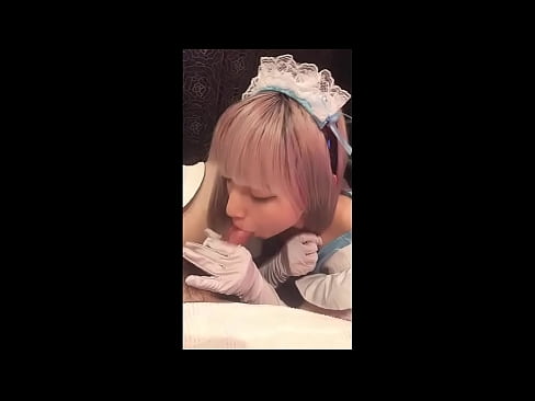 ❤️ Idol ya Kijapani [mayuka], vazi la msichana wa Kifaransa, sehemu ya 1, blowjob na kujipaka losheni ❌  ❤